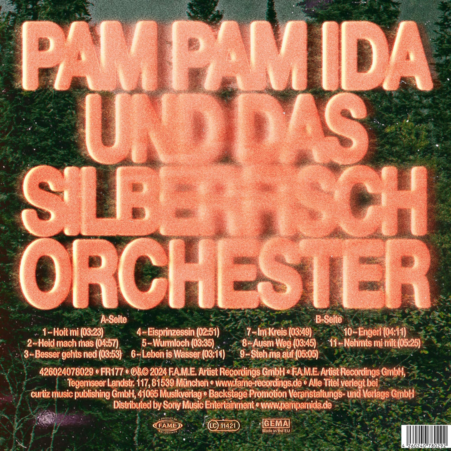 PAM PAM IDA - Nehmts mi mit - colored Vinyl