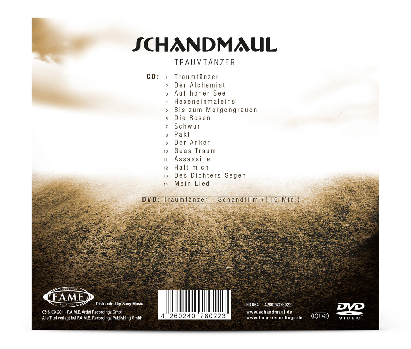 SCHANDMAUL - Traumtänzer (CD + DVD)