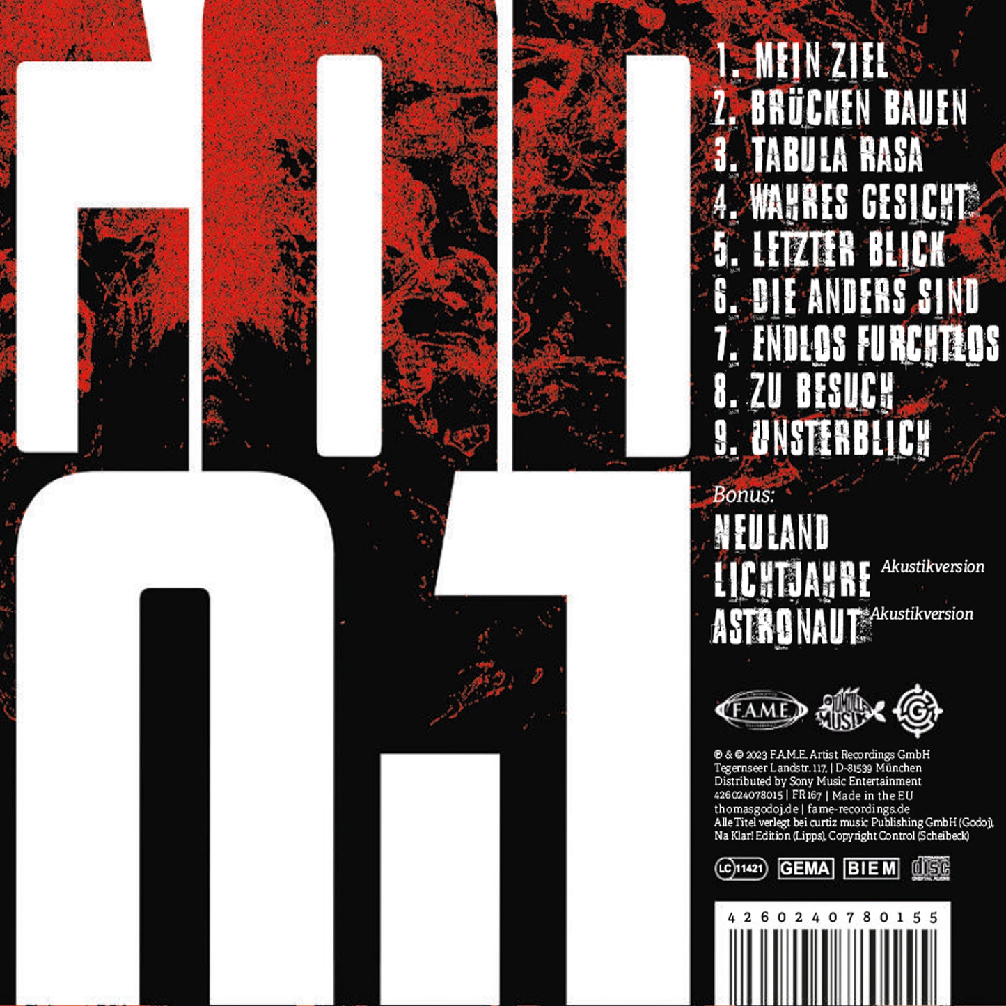 THOMAS GODOJ - Album des Jahres CD
