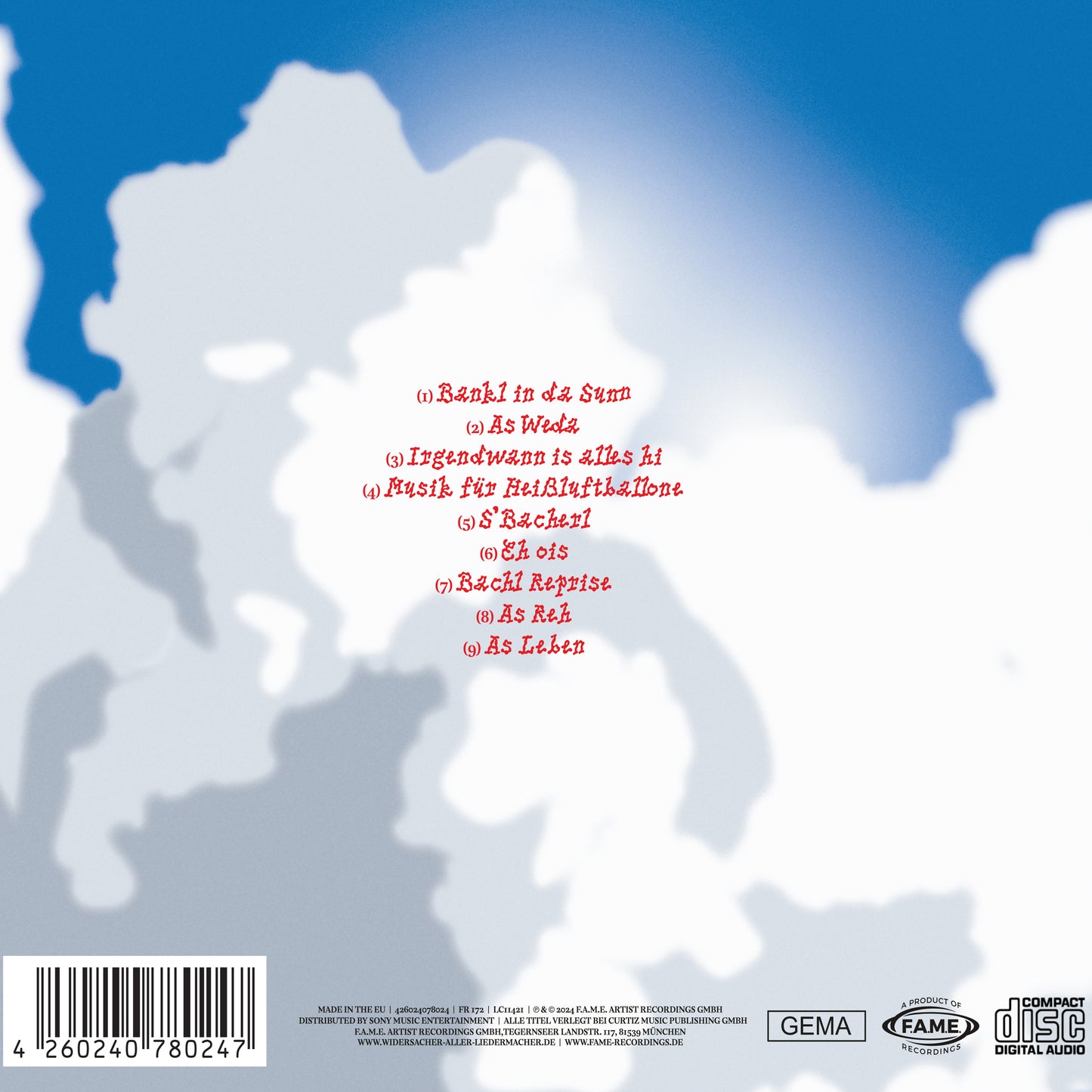 WIDERSACHER ALLER LIEDERMACHER - As Weda CD