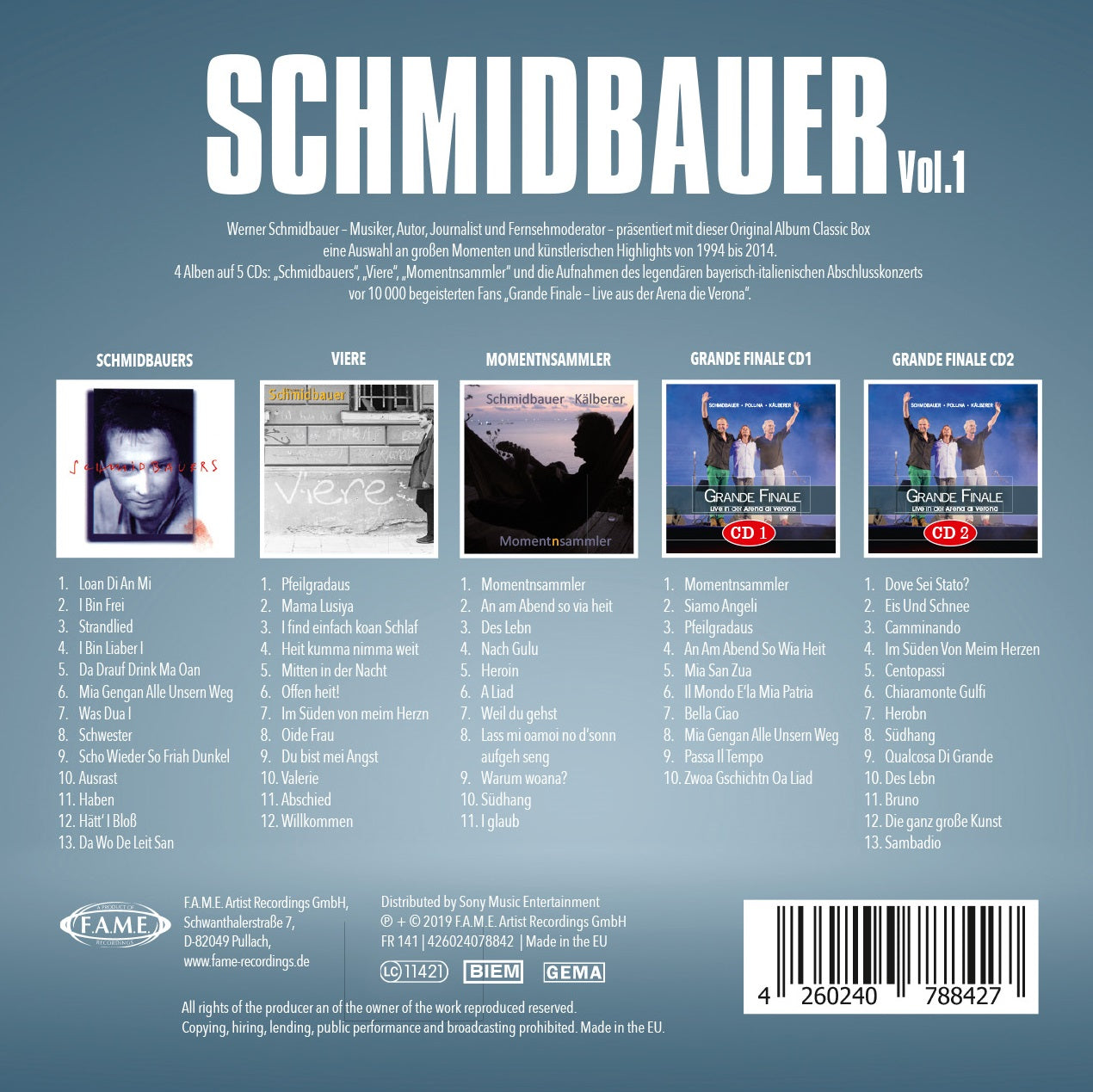 SCHMIDBAUER - Original Album Classics