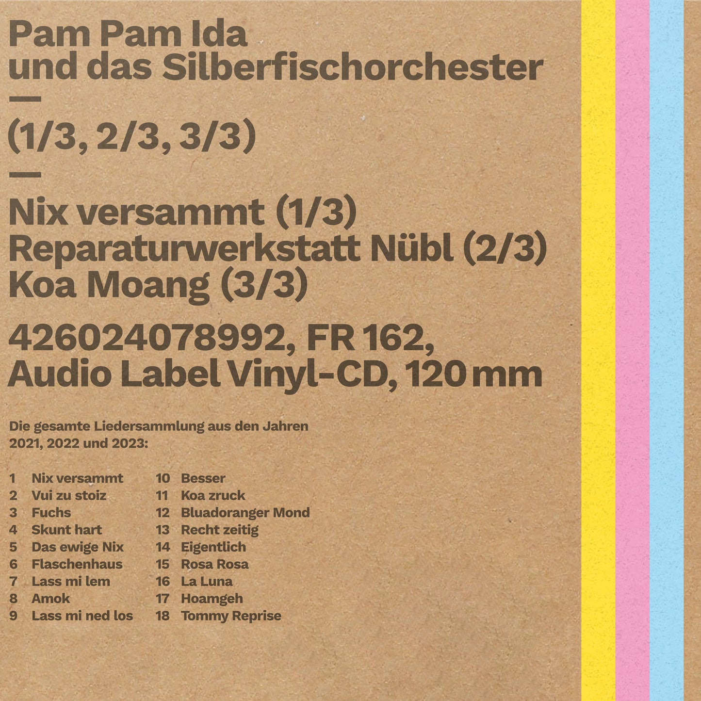 PAM PAM IDA - Trilogie CD