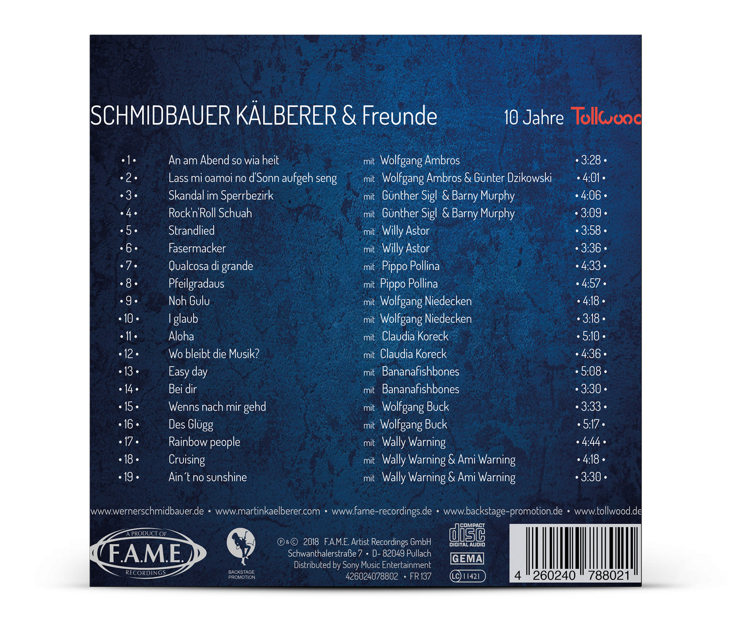 SCHMIDBAUER KÄLBERER - 10 Jahre Tollwood CD